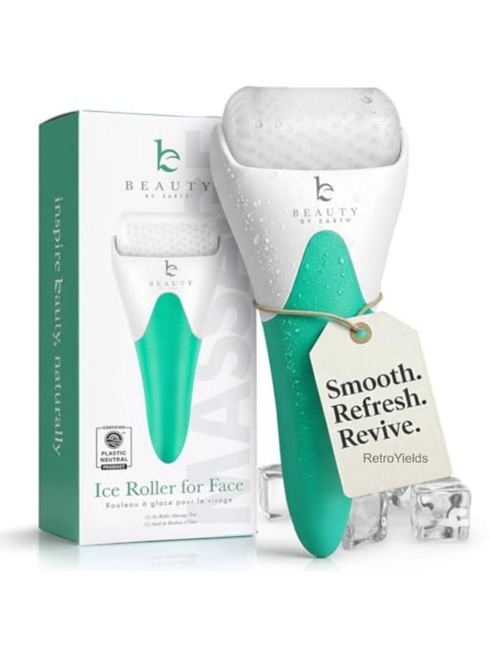 Ice Roller for Face Eye Puffiness Wrinkles Cooling Skin Care Tool